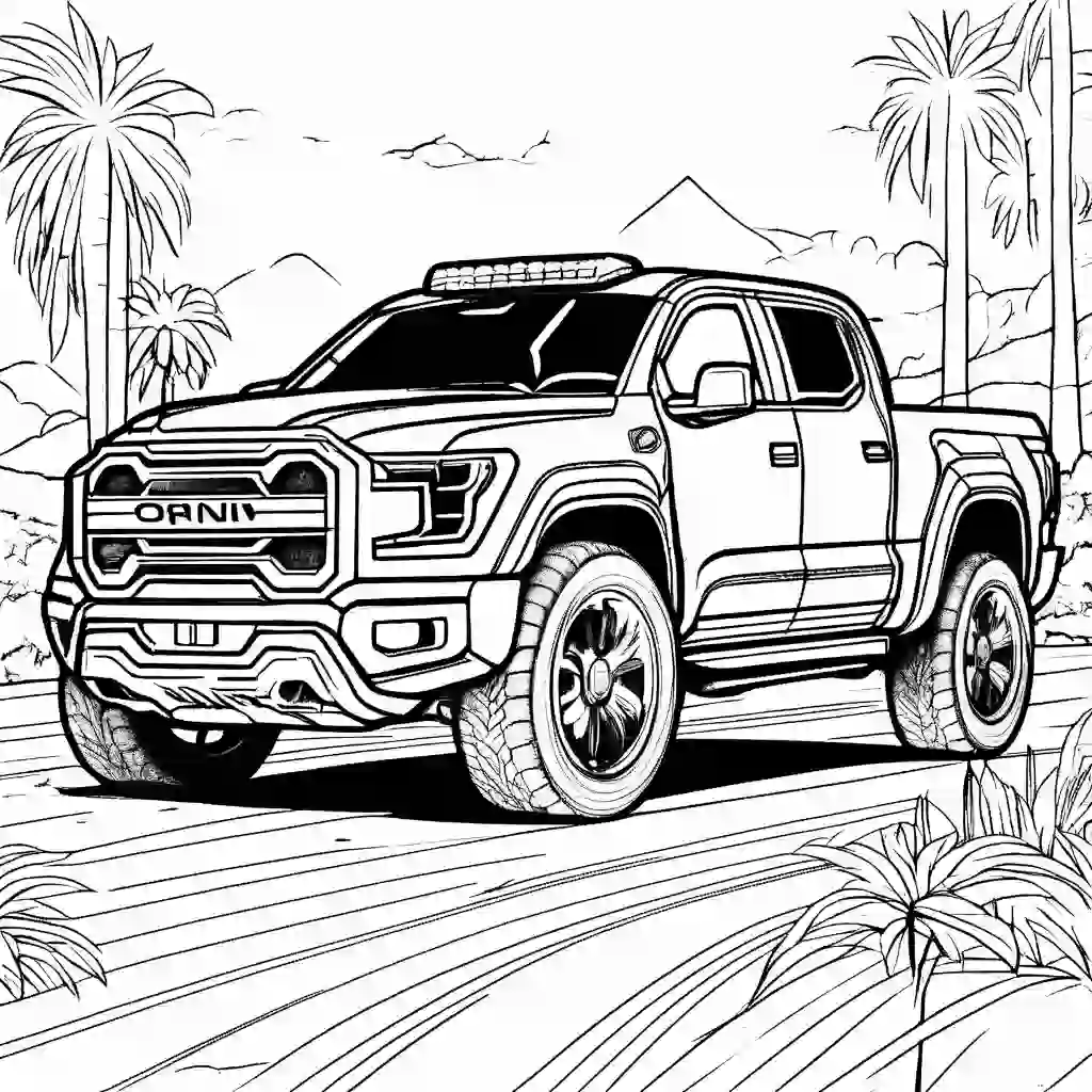 Pickup Truck coloring pages